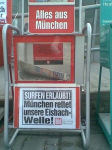 München rettet die Eisbachwelle in Bild-Zeitung 27.04.2010