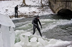 river surfing munich germany ice bach