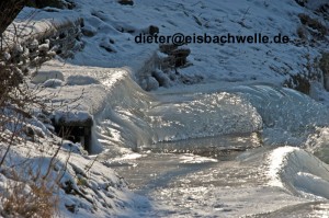 eisbach eis ufer